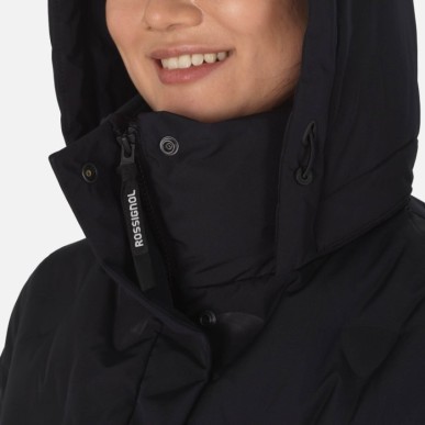 Rossignol Welded Quilt Shield Long Jacket Femme black