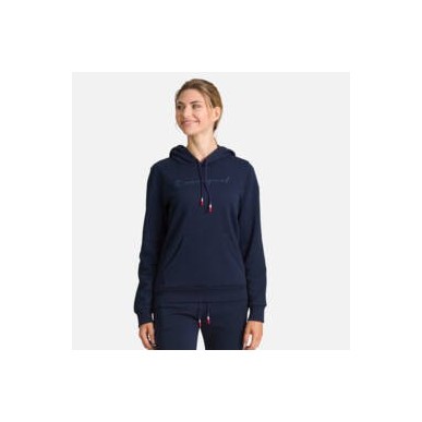 Rossignol Logo Sweat Hood Fleece Femme dark navy