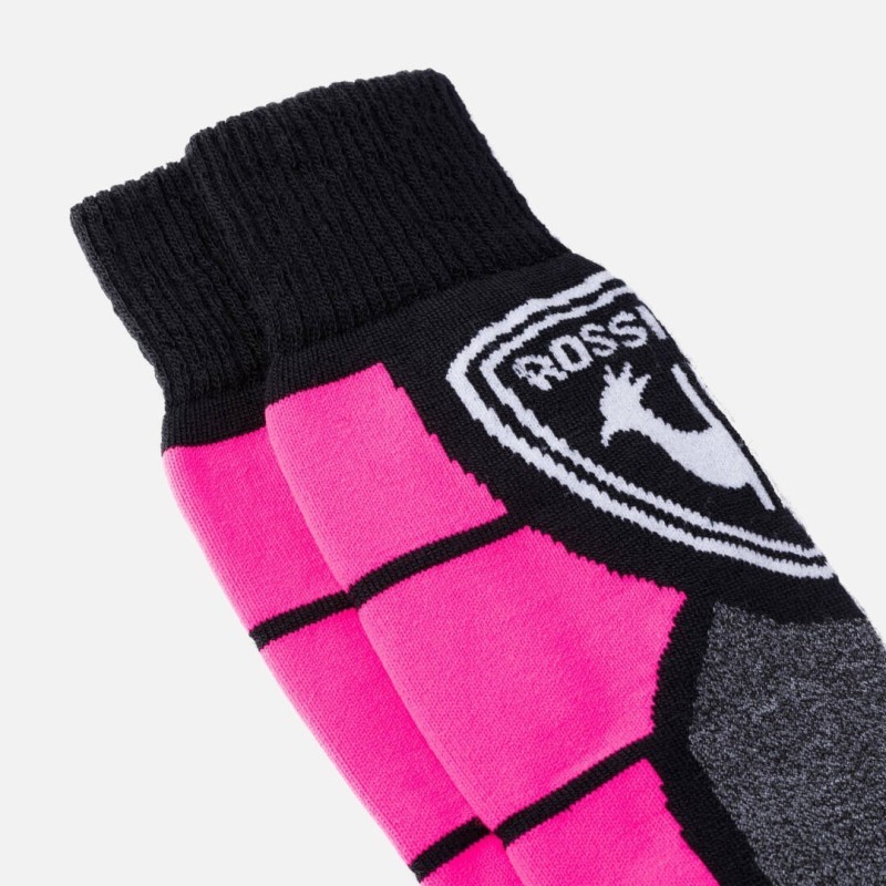 Rossignol Premium Wool Chaussettes Enfant fluo pink