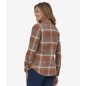 Patagonia L/S Organic Cotton MW Fjord Flannel Femme dusky brown