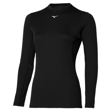 Mizuno Mid Weight Crew Femme black