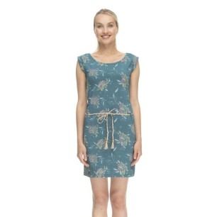 Ragwear Tammi Flowers Dress Femme deep ocean