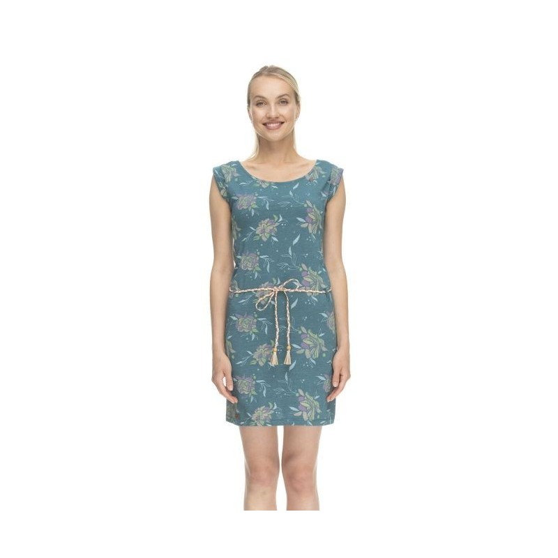 Ragwear Tammi Flowers Dress Femme deep ocean