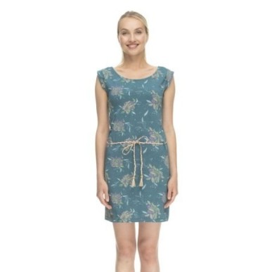 Ragwear Tammi Flowers Dress Femme deep ocean
