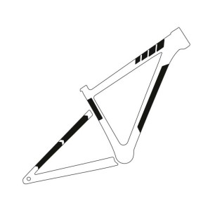 Kit protection de cadre XL - 10 pièces - Transparent