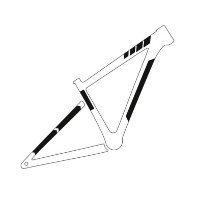 Kit protection de cadre XL - 10 pièces - Transparent