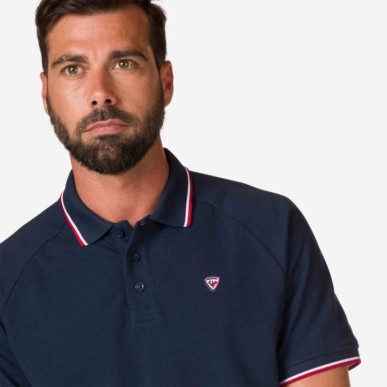 Rossignol Logo Polo Raglan dark navy