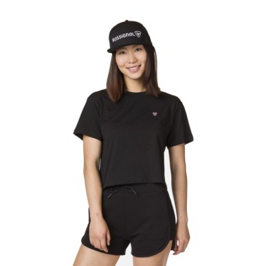 Rossignol Rossi Tee Crop Femme black