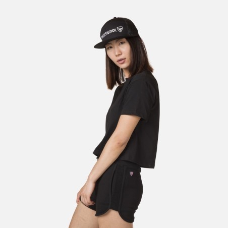 Rossignol Rossi Tee Crop Femme black