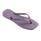 Havaianas tongs square glitter femme mauve