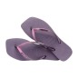 Havaianas tongs square glitter femme mauve