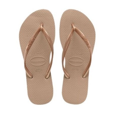 Havaianas Tongs Slim Femme rose gold