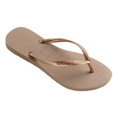 Havaianas Tongs Slim Femme rose gold