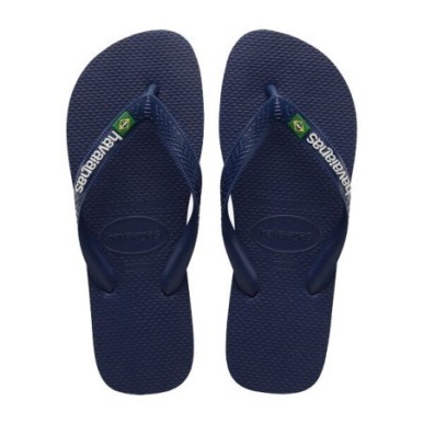 Havaianas Tongs Brasil Logo navy blue