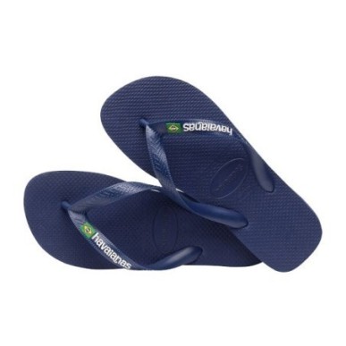 Havaianas Tongs Brasil Logo navy blue
