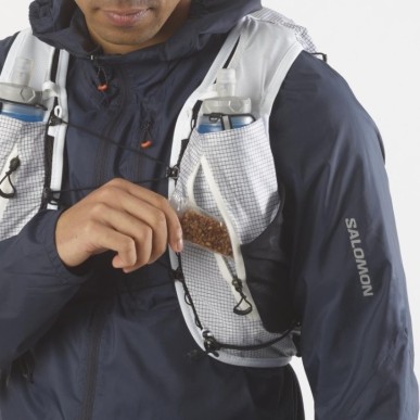 Salomon Advanced Skin 12 with flasks black