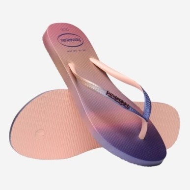 Havaianas Tongs Slim Gradient Femme sunset / ballet rose