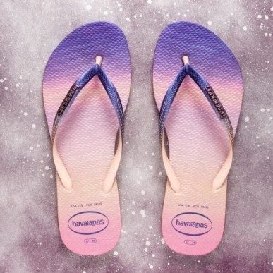 Havaianas Tongs Slim Gradient Femme sunset / ballet rose