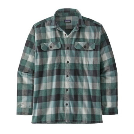 Patagonia L/S Organic Cotton MW Fjord Flannel nouveau green