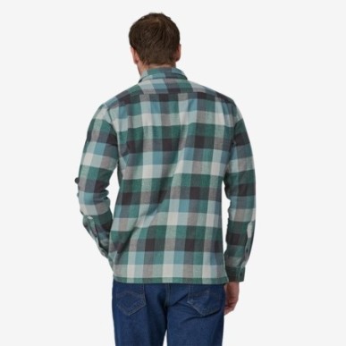 Patagonia L/S Organic Cotton MW Fjord Flannel nouveau green