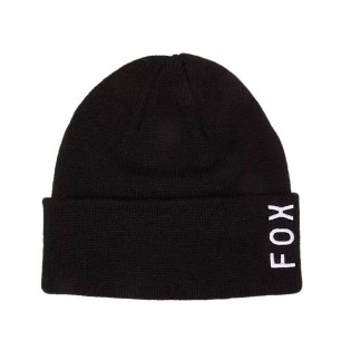 Fox Wordmark Beanie Femme black