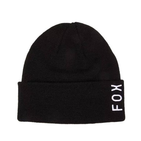 Fox Wordmark Beanie Femme black