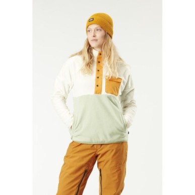 Picture Arcca 1/4 Fleece Femme light milk