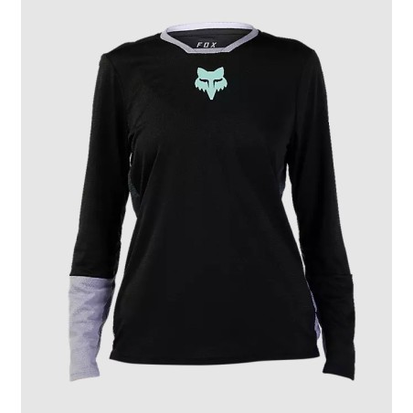 FOX W DEFEND RACE LS JERSEY