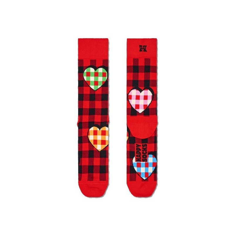 Happy Socks Checked Heart