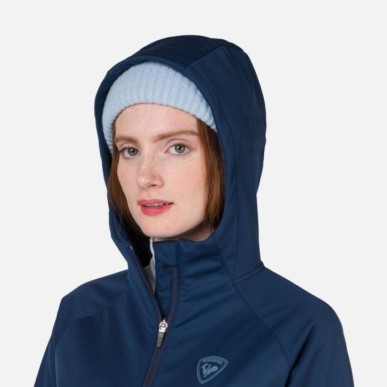 Rossignol Softshell Hoodie Jacket Femme dark navy