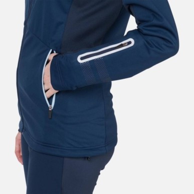 Rossignol Softshell Hoodie Jacket Femme dark navy