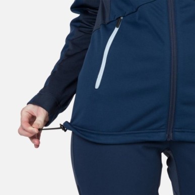 Rossignol Softshell Hoodie Jacket Femme dark navy