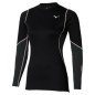 Mizuno Merino Wool Crew Femme black / apricot blush