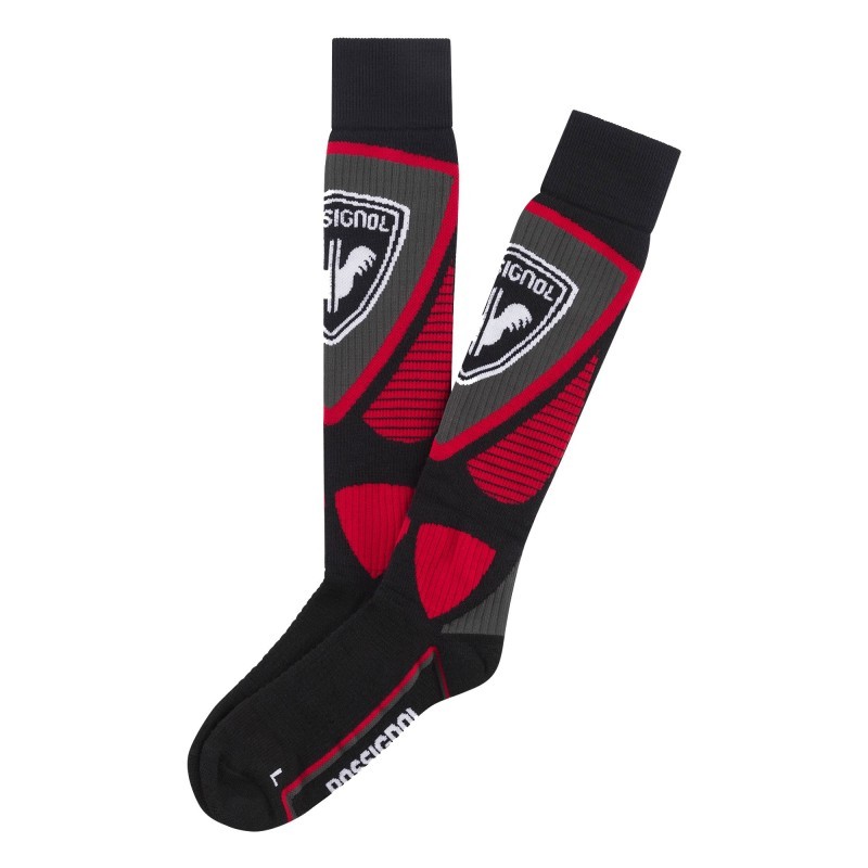 Rossignol Wool & Silk Chaussettes sports red