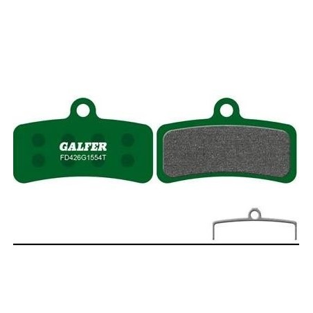 Plaquettes Galfer Shimano 4P Green