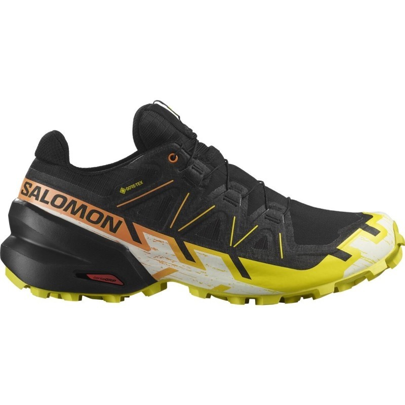 Salomon Speedcross 6 GTX black / sulphur spring / bird of paradise
