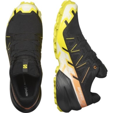 Salomon Speedcross 6 GTX black / sulphur spring / bird of paradise