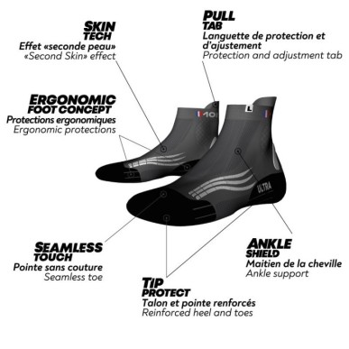 Monnet Run Ultra gris / blanc