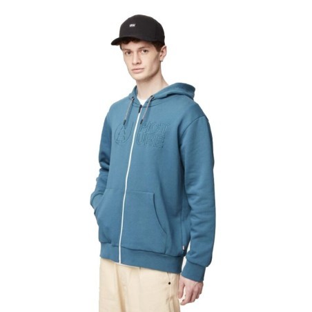 Picture Basement Zip Hoodie roc blue