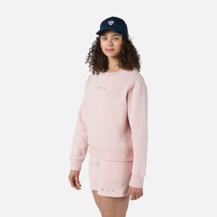 Rossignol Embroidery RN Sweat Femme powder pink