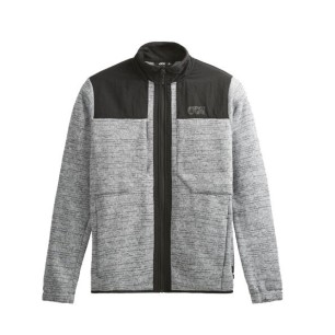 Picture Dauwy Fleece grey melange / black