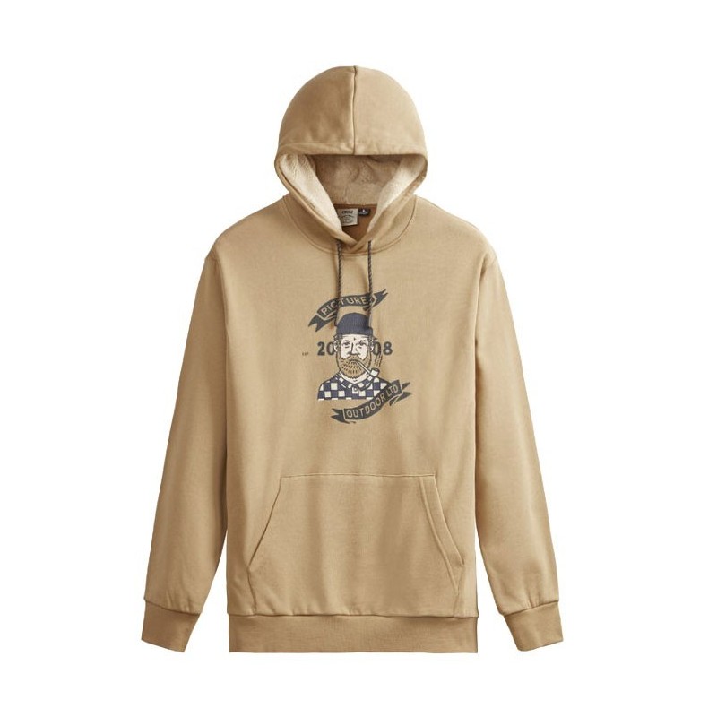 Picture Chuchie Plush Hoodie dark stone