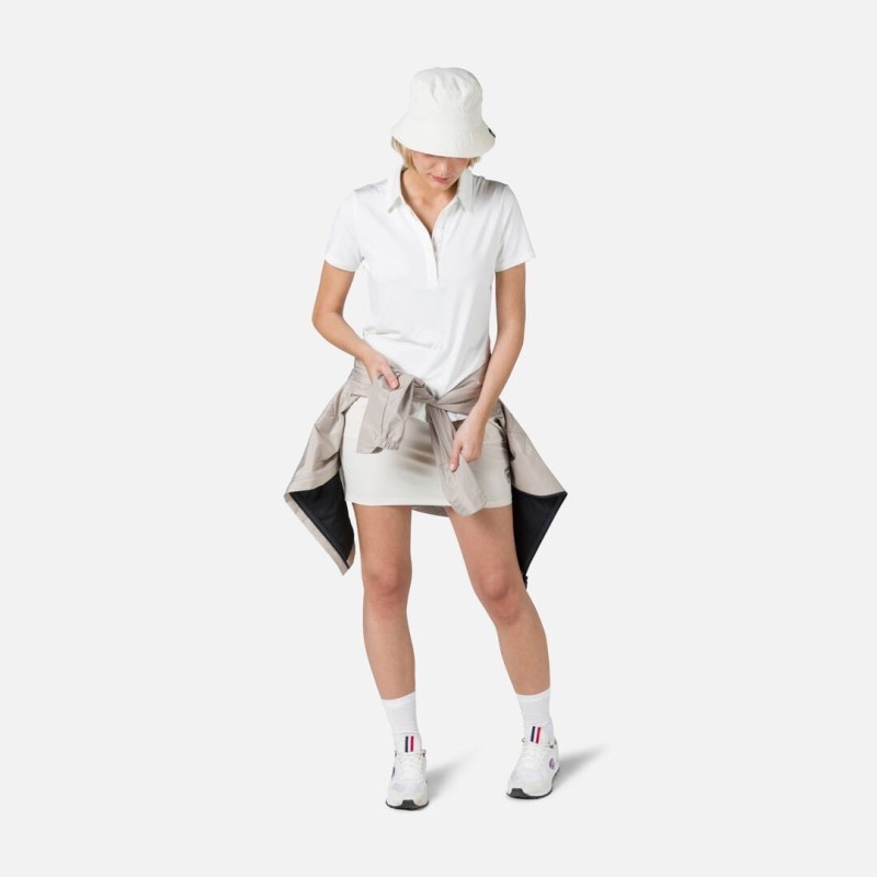 Rossignol E-Fiber Polo Femme chalk white Rossignol E-Fiber Polo Femme chalk white