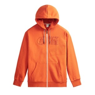 Picture basement zip hoodie red clay