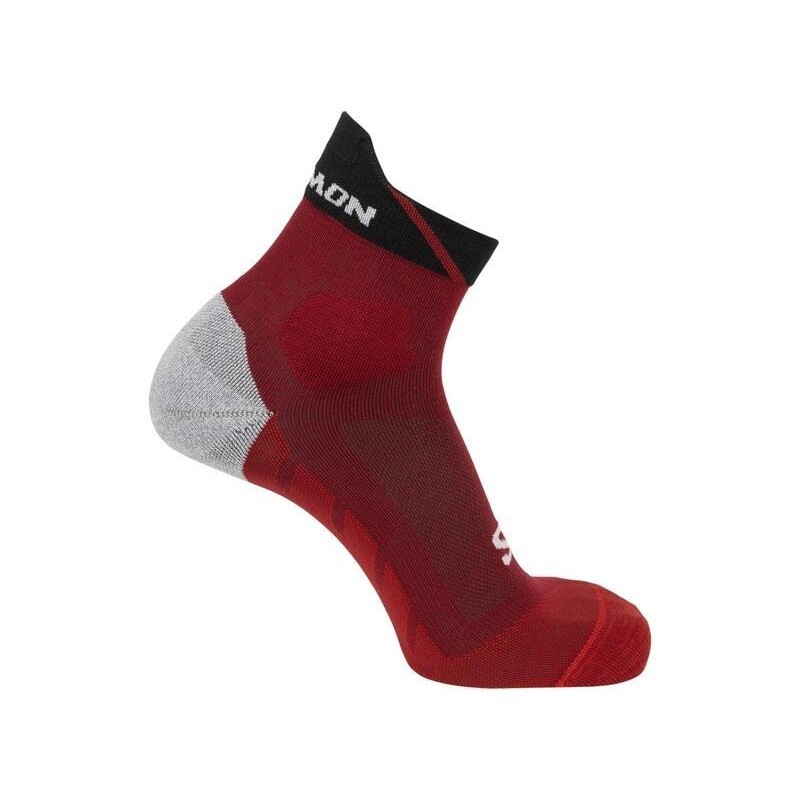 Salomon Socks Speedcross Ankle red dahlia / black