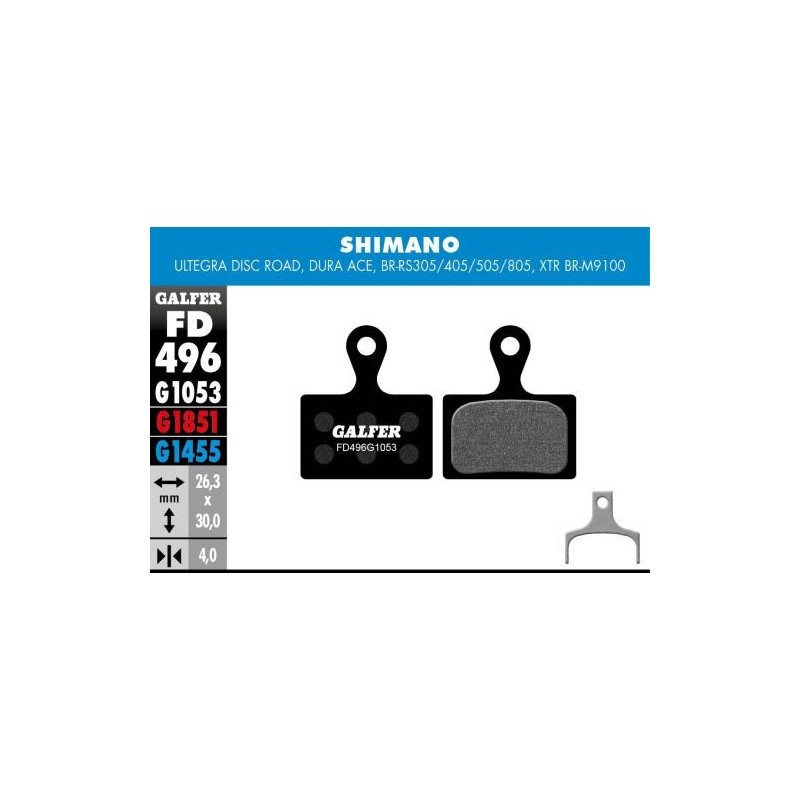 Plaquettes Galfer Shimano Ultegra 1053 Noir