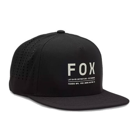 Fox Non Stop Tech Snapback Hat black