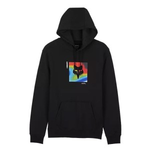 Fox Scans Fleece Pullover black