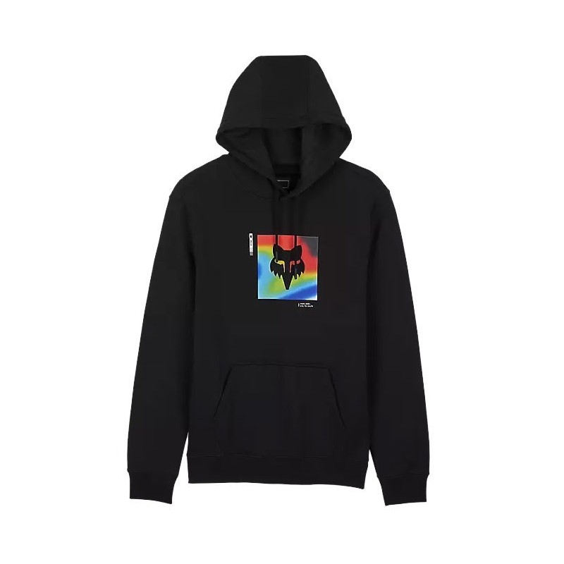Fox Scans Fleece Pullover black