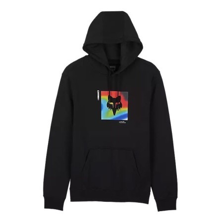 Fox Scans Fleece Pullover black